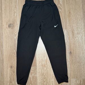 Nike Dri-FIT Black Joggers Size Small Athletic Tapered Track Pants
